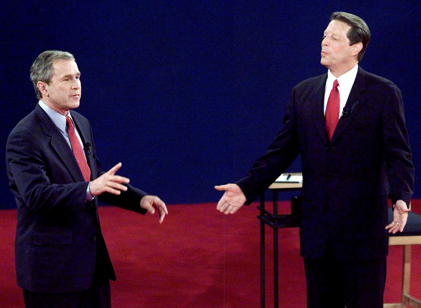 George Bush Al Gore debate